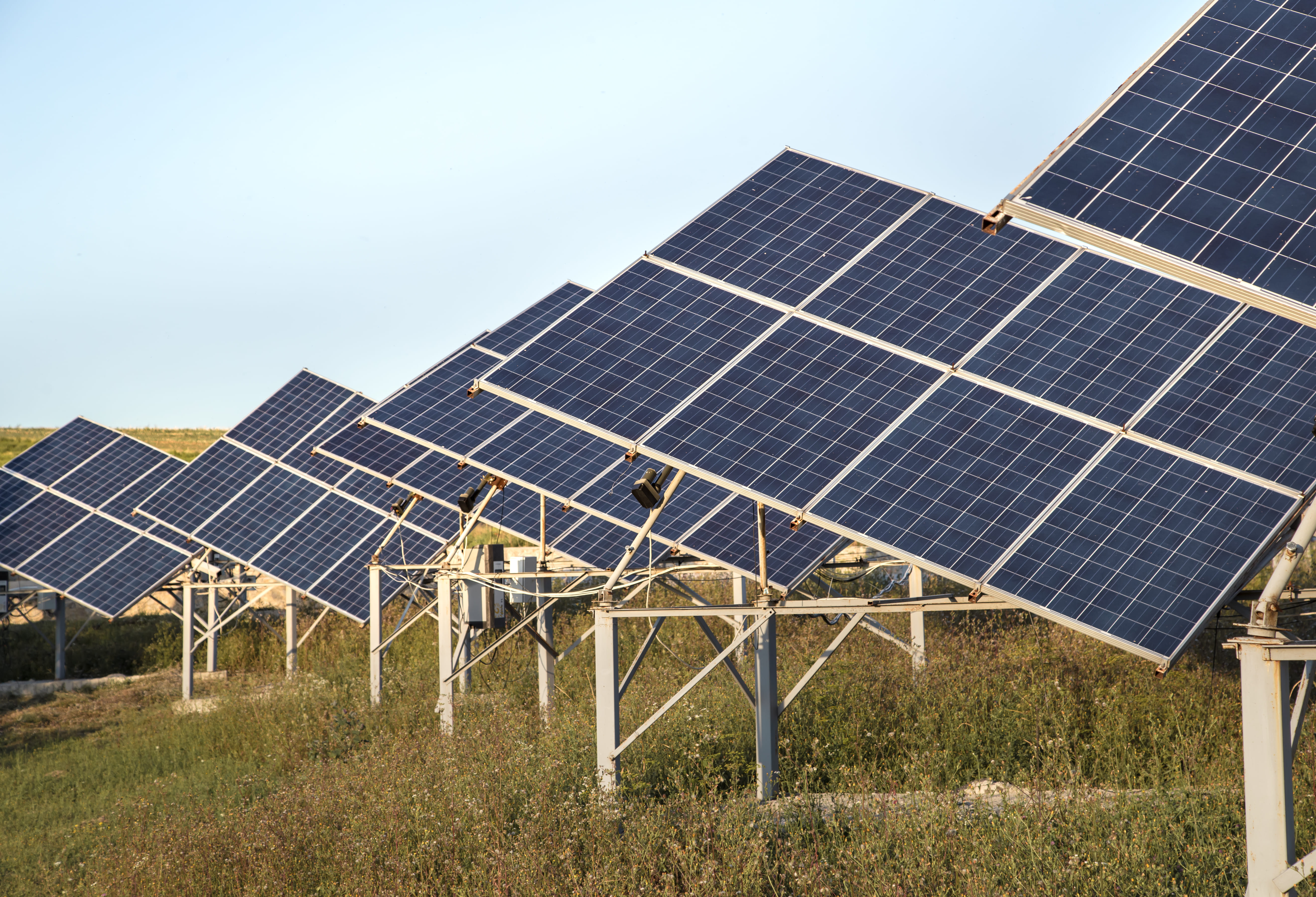 Una planta solar